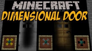 VIELE NEUE DIMENSIONEN  Dimensional Doors Mod  Minecraft Mod Review DEUTSCH [upl. by Lilia]