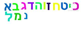 Hebrew alphabet song [upl. by Shannen]