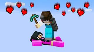 Minecraft But Its On 1 Girlfriend Block [upl. by Nylatsyrk544]