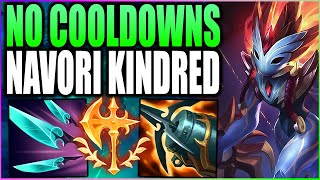 Navori Kindred Has No Cooldowns And Melts Everyone Kindred Becomes URF [upl. by Albert]