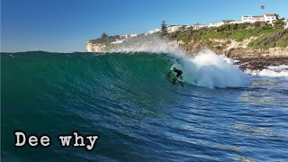 Sunrise surfing at Dee why point 14th July 2024 [upl. by Treva814]