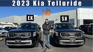 2023 Kia Telluride comparison EX vs SX FIVE major differences [upl. by Noremak499]