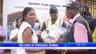 Rotary Clubs Of Benin Present Gifts To Expectant Mothers [upl. by Eiramllij]