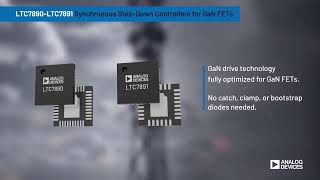 LTC7890LTC7891 Low IQ Dual 2Phase Synchronous StepDown Controller for GaN FETs​ [upl. by Ecarg]