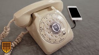 DIY Retro Cell Phone Handset Making a vintage prop phone play sound or music [upl. by Gabler802]