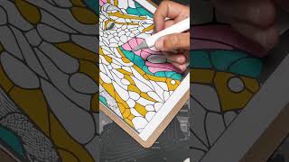 Coloreando linda jirafa con rotuladores de colores Mancola PART 2 drawing oddylsatisfying [upl. by Leverett]