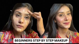 SELF MAKEUP TUTORIALStep by Step for Beginners  Makeup tutorial explorepage makeup youtube [upl. by Warfeld]