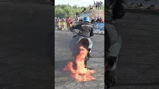 Fire burn stuntsociety burnout stuntseason stunt smartphone wheelie stuntriding stuntex cha [upl. by Trumann]