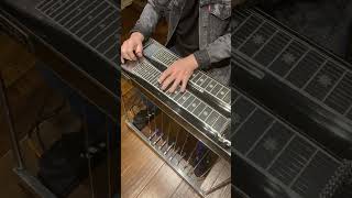 Pedal Steel Guitar Riffn Baby Blue intro George Strait shorts tutorial pedalsteelguitar [upl. by Naired867]