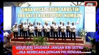 lyrics SEHATI BEKERJA LOMBA VG AKUSTIK PKB GKI SE KLASIS PORT NUMBAY JAYAPURA PAPUA 20231 [upl. by Volotta611]