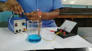 Electrolysis of CuSO₄₍aq₎ Using Copper Electrodes [upl. by Arman]