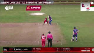 Nepal vs Oman Live Cricket Match T20 [upl. by Breena]