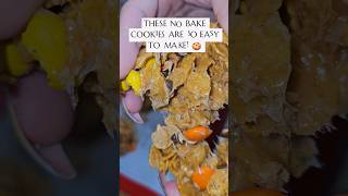 No Bake Reeses Cornflake Cookies Cornflakes cookies dessert dcmosummer2024 recipes nobake [upl. by Carder]