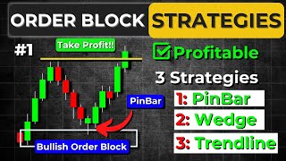 3 Order Block Strategies  Three Profitable Setups [upl. by Deeanne]