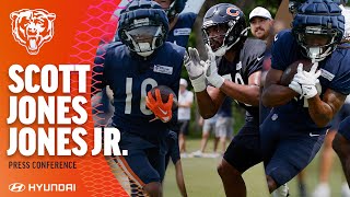 Scott Jones Jones Jr on offensive development  Chicago Bears [upl. by Gnouhc]