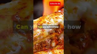 Perfectly Layered Italian Lasagna in 30 Seconds LasagnaIn30Sec LayeredLasagna ShortsRecipe [upl. by Ocsecnarf769]