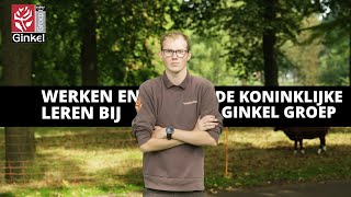 Werken en leren bij Koninklijke Ginkel Groep  MBO praktijkleren met Gijs [upl. by Aennil374]