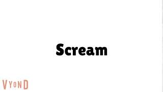 Scream Sound Effect [upl. by Nannie]