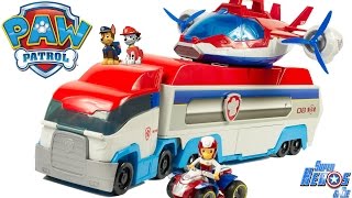 Pat Patrouille Camion Patrouilleur Paw Patroller Truck Patrulla Canina Jouets Toys Review [upl. by Lemahs]