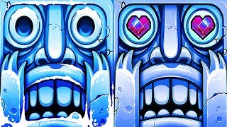 Temple Run 2 Frozen Festival VS Frozen Shadows Android iPad iOS Gameplay HD [upl. by Dracir]