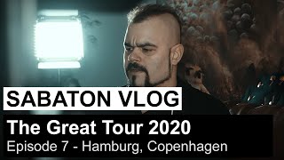 SABATON Vlog  The Great Tour 2020  Episode 7 Hamburg Copenhagen [upl. by Ajnat]