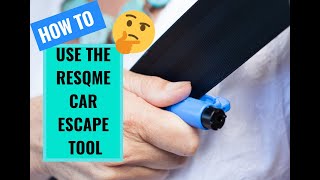 😮How to use the lifesaving resqme car escape tool🚘 [upl. by Phemia205]