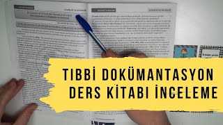 “ AUZEF Tıbbi Dokümantasyon ve Sekreterlik “ 1 Sınıf Ders Kitabı İçeriği [upl. by Roberta]