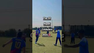 Top 10 Nepali cricketers in 2024 🇳🇵🏏 shorts shortfeed cricket2024 sports [upl. by Stoat]