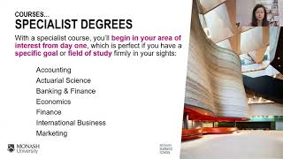 Monash Business School  Discover the New Majors in 2021 [upl. by Ahsait]