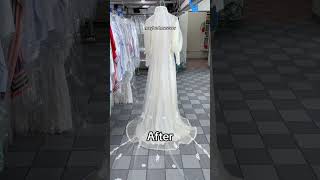 Should you store your wedding dress in plastic weddingdress howto shorts [upl. by Oecam]