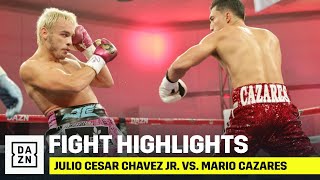 HIGHLIGHTS  Julio Cesar Chavez Jr vs Mario Cazares [upl. by Lennie]