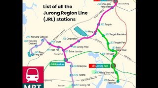 200 sub special List of all the Jurong Region Line stations [upl. by Clementas]