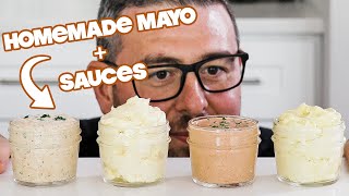 Perfect Homemade Mayonnaise Recipe  Garlic Aioli  Cajun Remoulade  Comeback Sauce [upl. by Derrick]