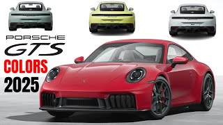 2025 Porsche 911 Carrera GTS Colors 3D View [upl. by Reniar]