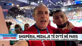 🔴LIVETriumf historik Shqipëria me dy medalje Olimpike flet nga Parisi Fidel Ylli [upl. by Aihsiym]