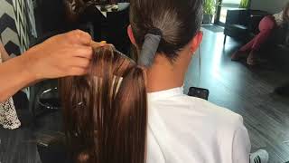 HOW TO SLEEK EXTENDED PONYTAIL [upl. by Ivy]