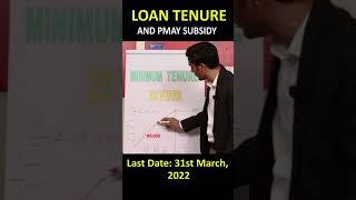 Loan Tenure in PMAY Shorts [upl. by Mia774]