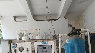 How to Ro plant service in live500LPH RO plant backwash rinse process [upl. by Nnylirret768]