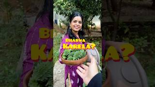 Bharwa karela YouTube shortsfeed food aniket food vlogviralvideo shorts [upl. by Sakhuja]