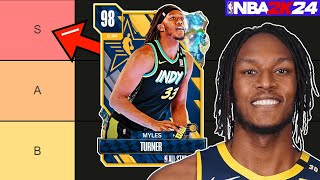 BEST POWER FORWARDS TIER LIST NBA 2K24 MyTEAM [upl. by Eelam61]