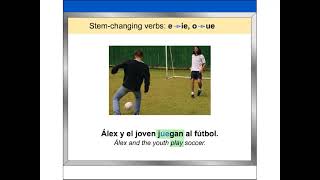 4 2 Stem changing verbs e ie o ue [upl. by Niuqram]