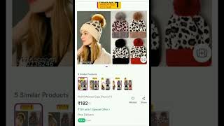 meesho   woollen caps  winter 2024  trending for girls [upl. by Al]