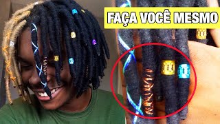 ACESSÓRIOS PARA BOX BRAIDS E DREADS  FAÇA VOCÊ MESMO [upl. by Noterb]