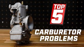 Top 5 Most Common Carburetor Problems amp How To Fix Them [upl. by Llenrag]