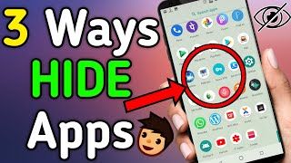 How To Hide👁 Apps On Android 2021 No Root। Without Root Your Phone 🤔 3Ways to Hide Apps Part2 [upl. by Enirod]