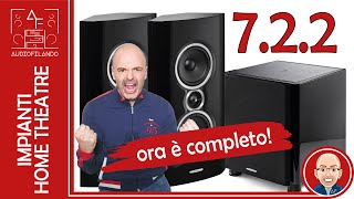 Limpianto HOME THEATRE di AUDIOFILANDO è COMPLETO Finalmente [upl. by Atlee]