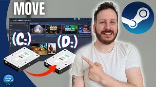 How To Move Steam Games To Another Hard Drive [upl. by Ratna551]