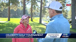 NBC News Dylan Dreyer competes at Tahoe celebrity golf tournament [upl. by Notnelc]