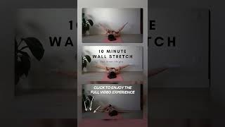 Transform Tight Inner Thighs Fast with This Quick Wall Stretch Yoga [upl. by Ari]