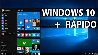 Como hacer mas rápido windows 10  Acelerar optimizar [upl. by Skurnik]